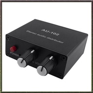 [I O J E] 1 Piece Audio Distributor Stereo Audio Mixer 1 Input 2 Output Audio Mixer Multi-Channel RCA Splitter for Power Amplifier Active Audio