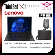 Lenovo ThinkPad X1 Carbon Gen 10 21CB0008MY 14'' WUXGA Touch Black Laptop ( I7-1260P, 16GB, 512GB SS
