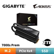 GIGABYTE Technology AORUS 7,000s Prem. 2TB Gen4x4 PCIe SSD Solid State Drive