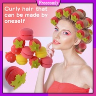 Strawberry Shaped Sponge Curling Iron DIY Big Wavy Curls Lazy Sleep Sponge Hair Roll No Hurt Hair Ha