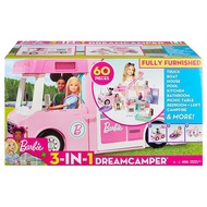 สินค้าขายดี!!! Barbie® รถบ้านตุ๊กตาบาร์บี้ 3-in-1 DreamCamper™ Vehicle with Pool, Truck, Boat and 60 Accessories GHL93 #ของเล่น โมเดล โมเดลรถ ของเล่น ของขวัญ ของสะสม รถ หุ่นยนต์ ตุ๊กตา โมเดลนักฟุตบอล ฟิกเกอร์ Model การ์ดเกมส์