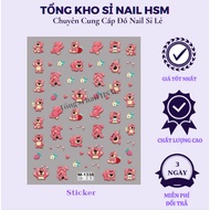 3D, 5D Stickers - Cute 3D 5D Nail Decoration Stickers - Embossed Stickers - HSM Nail Warehouse