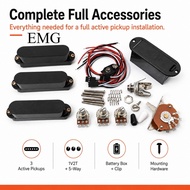 EMG Active Single Coils Pickups SSS Pickups (Optional With 1 Volume 2 Tone 5 Way Blade Wiring,Pickup