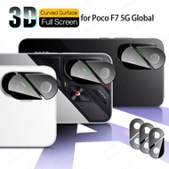 1-3pcs 3D Curved Lens Protector Glass For Xiaomi POCO F7 5G PocoF7 F 7 f7 Global Camera Back Cover P