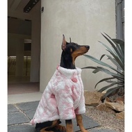 Taiwan Large Dog Winter Colorful Fleece Coat Warm Lock Temperature Keeping Little Lingti Ebita Dober