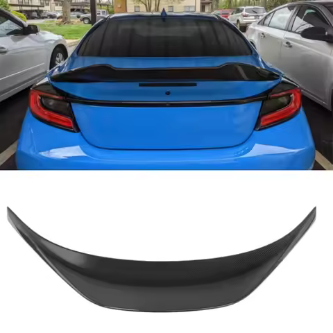 T Style Rear Spoiler Real Carbon Fiber Spoiler For TOYOTA BRZ GR86 2021+GR86 Car Trunk Spoiler