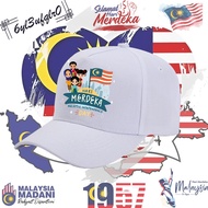 2026 Hari Merdeka Premium l Love Malaysia National Day Printed Cap unisex outdoor hat #031S-5XL
