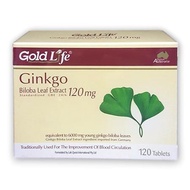 GOLDLIFE GINKGO BILOBA LEAF EXTRACT 120MG 30'S/120'S [EXP: 10/2024]