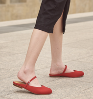 KEEP MARYMARYJANE RED : รองเท้าแมรี่เจนเปิดส้น