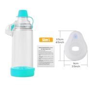 Suolaer Aerosol Chamber Silicone Aerosol Inhaler Chamber Nebulization Bottle with bag Asthma Spacer
