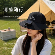 Usb Rechargeable Solar Fan Hat Anti-Ultraviolet Sunshade Fan Hat Outdoor Climbing Hat Fan