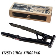 Swing Arm Yamaha Y125 Y125Z 125ZY 125Z +2Inci Panjang KingDrag PNP Plug And Play Dragster Hitam Panj
