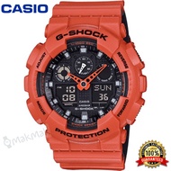 [100% Original] G SHOCK GA100L-4A WATCH GA-100L-4AER CASIO PROTECTION G-SHOCK GA100