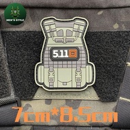 Tactical Patch อาร์มตีนตุ๊กแก 7x8.5cm ติดเสื้อผ้า ติดกระเป๋า ติดหมวก ได้ตามต้องการ สีคมชัด