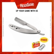 [Shopee's Top 10 Best Seller] Barber & Co. Black/TMS Italy/Slicke Stainless Steel Razor Holder [*FRE