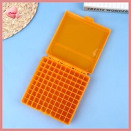 Purelove> 100 Rounds Storage Box For 9mm Rifle  Ammunition Bullets Case Holder Flip-Top Hinge-Top De