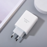 Infinix Note 40 30 Pro 4G 5G 45W Charger EU Plug Fast Quickly Charging Power Adapter 6A USB C Cable 