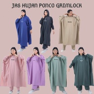 Men's Jumbo Bat Poncho Raincoat BestWanita Thick PVC Rubber Raincoat GRIMLOCKOriginal Poncho Raincoa