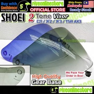 Shoei 2 Tone Visor CJ1 / AX3 / V10 / JF2 J Stream Jack / JF3 J Force /TSR & Copy Helmet all compatib