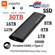 ✌✼∏ Xiaomi 1TB SSD High Capacity Mobile Solid State Drive Portable 500G 2TB 4TB flash ssd Storage Device Computer USB3.1 Hard Drives