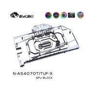 Bykski(N-AS4070TITUF-X)Full Coverage GPU Water Block&Backplate for ASUS TUF GeForce RTX 4070 Ti