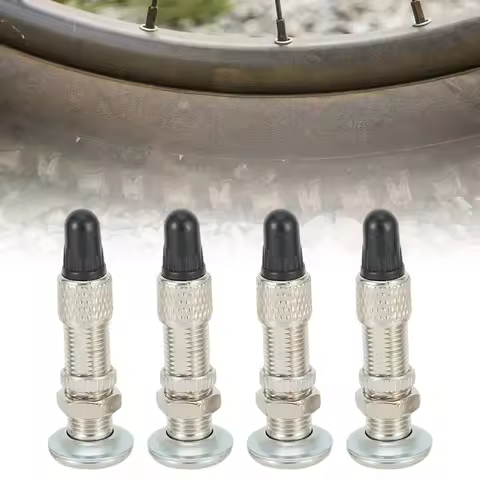 4Pcs Woods English Valves Zinc Alloy Mountain Bike Dunlop Valve Core Tire Tubeless Valve Cycling Rep