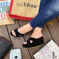 ⛔HABIS STOK⛔💛Sandal Women AJ7-BLA AJ7-NVY AJ7-NUD💛