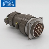 Aviation Plug-in Socket P40K4Q/P40J4A 3Q 3A -14Core Straight Wire Connector Electrical Connector