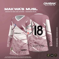 Tshirt Muslimah Jersey MAKWA'S Baju Jersey Muslimah Baju Muslimah Couple Baju Muslimah Jersi Muslimah Jersey Murah Plus Size Jersey Muslimah Malaysia Jersey Muslimah Microfiber