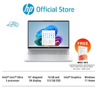HP OmniBook 3 Laptop Next Gen AI 16-bs0044TU, Silver | Intel Core Ultra 5 | 2K display | 16 GB RAM |