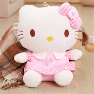 60CM Giant Sanrio Kawaii Hello Kitty Plush Toy Pillow Pink Dress Stuffed Doll Cat Cute Anime Toy For