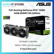 ASUS TUF Gaming GeForce RTX™ 5080 16GB GDDR7 OC Edition Kad GPU Graphics Card | TUF-RTX5080-O16G-GM