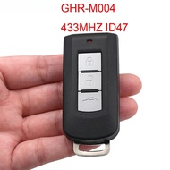 2/3 Buttons Smart Key 433MHZ ID47 for Mitsubishi Pajero Sport L200 Montero FCC ID: GHR-M004,GHR-M003