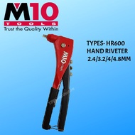 M10 HAND RIVETER 4NOSE 2.4mm/3.2mm/4mm/4.8mm HR600