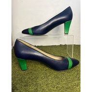 A. Testoni Two Tone Leather Shoes sz 37/7-7.5