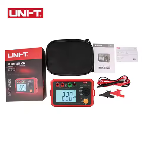 UNI-T Insulation Resistance Tester 1000V 2500V Digital Megohm Meter Insulation Ohm Meter Megohmmeter
