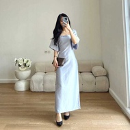 VIORA DRESS SATIN /DRESS SATIN KONDANGAN / SERAGAM BRIDES MAID DRESS SATIN TERBARU