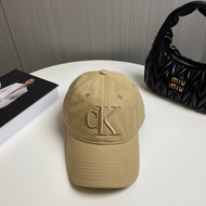 CalvinKlein444 Gold CK Embroidered Fashion Baseball Cap