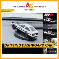 (SG LOCAL) AE86 Car Figure Dashboard Drift Alloy Diecast Car Model Toy Car Interior Decoration