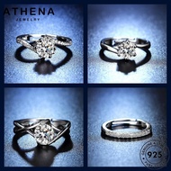 ATHENA JEWELRY Ring Cincin Original Fashion Women Perempuan 925 Adjustable Diamond Silver Moissanite M136