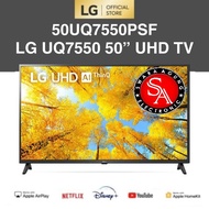 Led UHD Smart TV 50 Inch LG Type: 50UQ7550 (Khusus Daerah Medan)