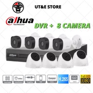 DAHUA 2.0MP Package 8 CCTV Camera and 8 Channel DVR ❗❗❗ DVR Model Name : DH-XVR1B08H
