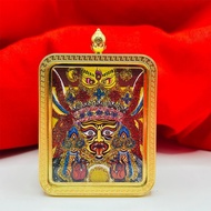 藏式唐卡描金款噶乌盒唐卡彩绘款项链扎基拉姆神唐卡吊坠Tibetan Thangka Painted Thangka20260613