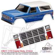 Team C Crawler Clear Body Shell CB011 1/10 Crawler Body (Width 220mm, WheelBase 313mm)