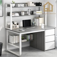 3376 Wood 儲物櫃電腦枱 Office Desk w/ Drawers 辦公桌 Desk 儲物可收納櫃枱 遊戲桌 電腦桌 工作檯 Computer Desk 寫字桌 學習桌 Workbench