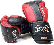 RIVAL RB10-INTELLI-SHOCK BOXING BAG GLOVES - BLACK/RED