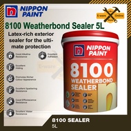 5L Nippon Paint 8100 Weatherbond Sealer Exterior Wall Sealer