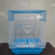 yish Tiger Skin Peony Parrot Bird Cage Medium sized Wenniao Pearl Household Metal Iron Breeding Cage Villa Bird Cage Cages &amp; Crates