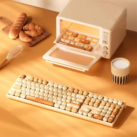 NEW MG108B Wireless Mechanical Keyboard MOG Profile RGB 108 Keys Full Size Hot Swap USB / 2.4G / BT