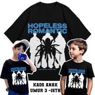 Children's T-Shirt Clothing Boxy TS. Benn "Hopeless Romantic" - Boys & Girls T-Shirts Ages 3-12 Year